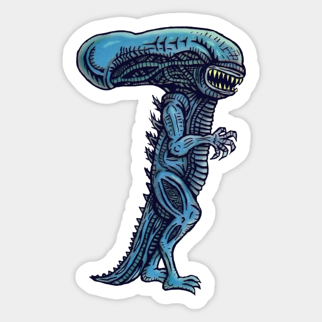 Alien 7 Sticker by MalcolmKirk